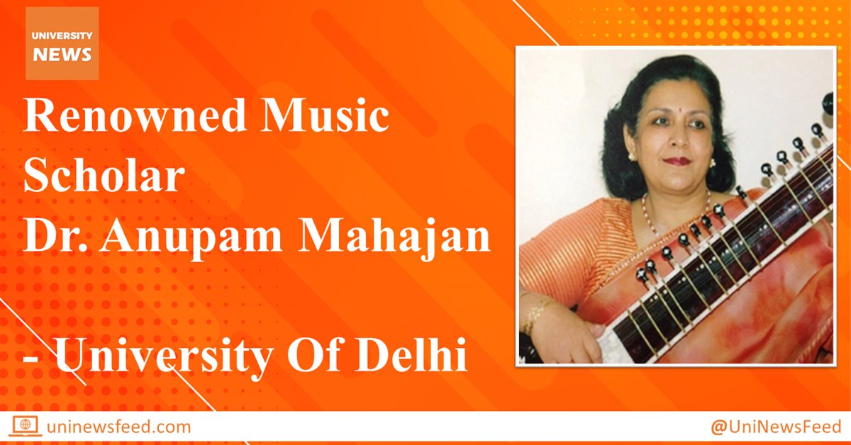 Renowned Music Scholar Dr. Anupam Mahajan