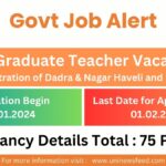 Post Graduate Teacher Vacancies- U.T. Administration of Dadra & Nagar Haveli and Daman & Diu
