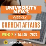 Weekly Current Affairs (08 Jan- 14 Jan, 2024) Latest