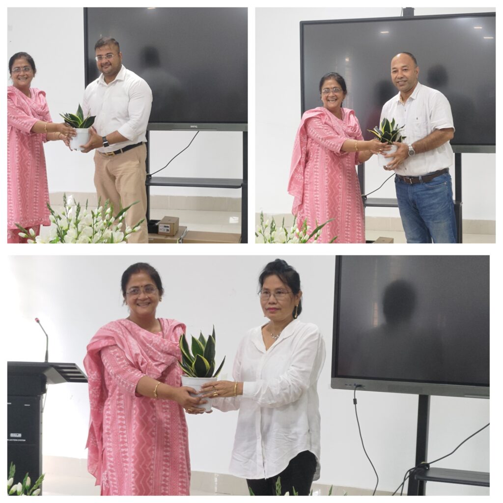 Nagaland University, Dept of Chemistry, faculty achievements, felicitation program, Prof. Upasana Bora Sinha, academic excellence