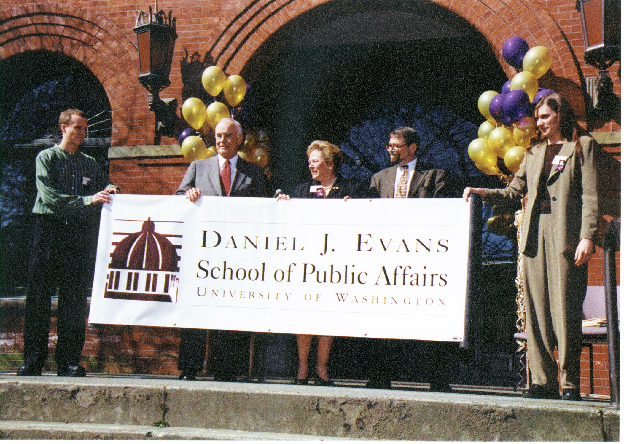 Daniel J. Evans, University of Washington, WA governor, U.S. senator, Evans School, public policy, UW alum, legacy