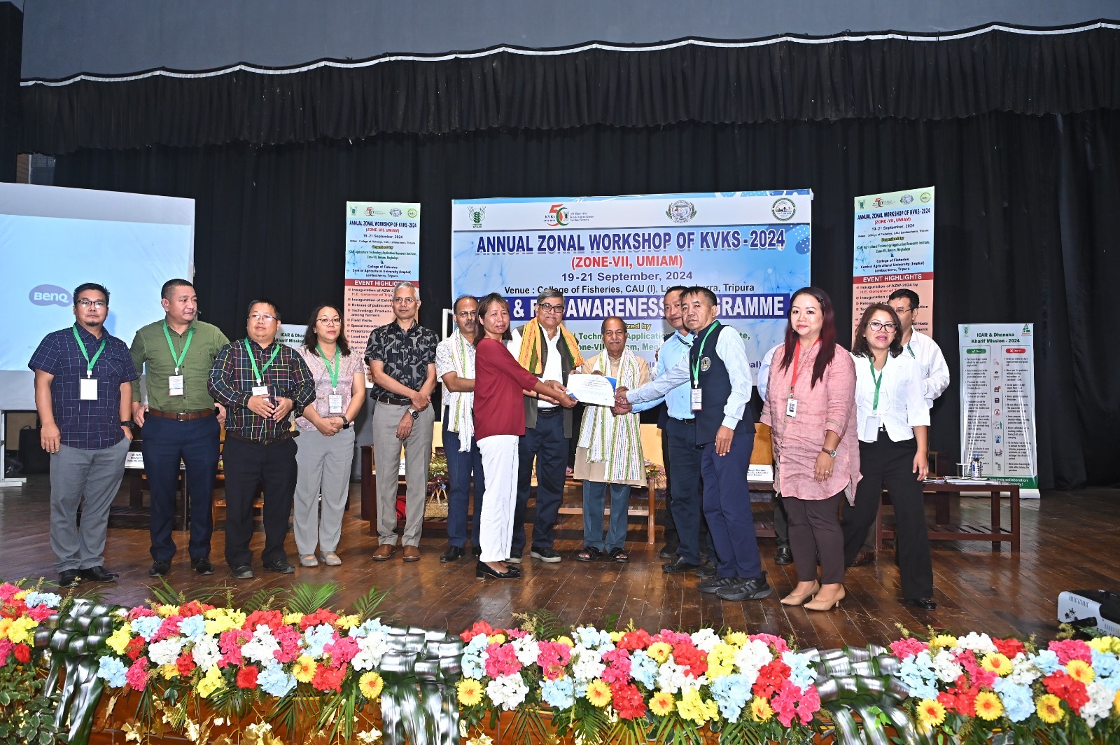 Annual Zonal Workshop, KVKs, ICAR-ATARI, Umiam, Meghalaya, College of Fisheries, CAU, Tripura, Shri Jitendra Majumder, MLA